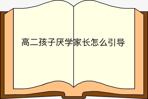 高二孩子厭學(xué)家長(zhǎng)怎么引導(dǎo)?如何改變高中生厭學(xué)情緒